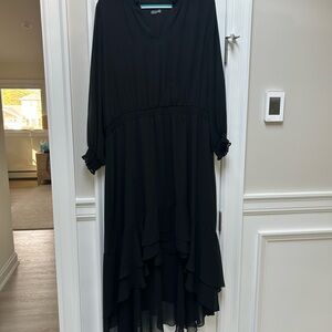 Vince Camuto Black High Low Dress